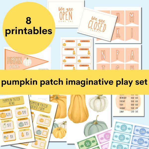 pumpkin patch printables mockup