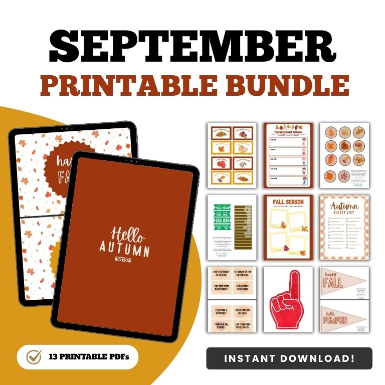 september printables bundle