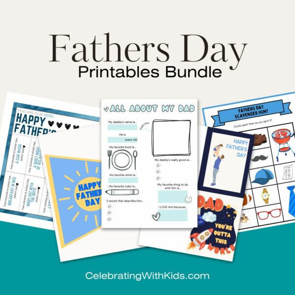 fathers day printables bundle