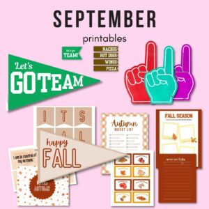 september printables bundle