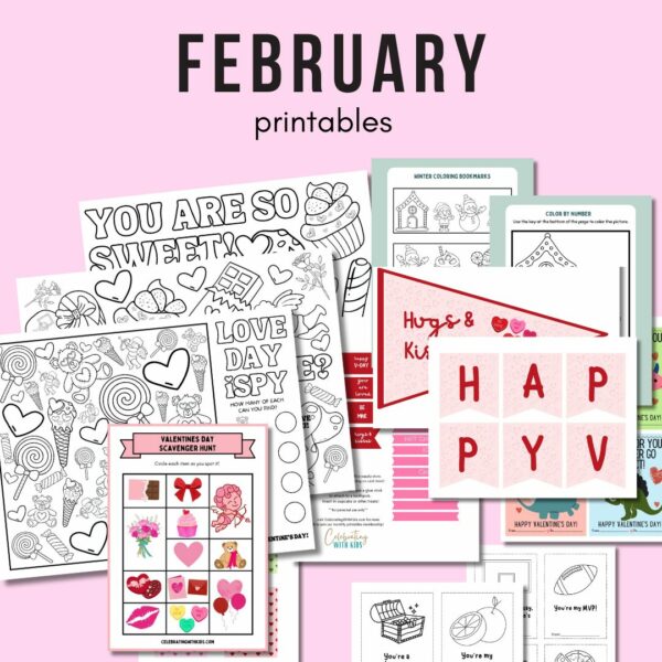 february printables bundle