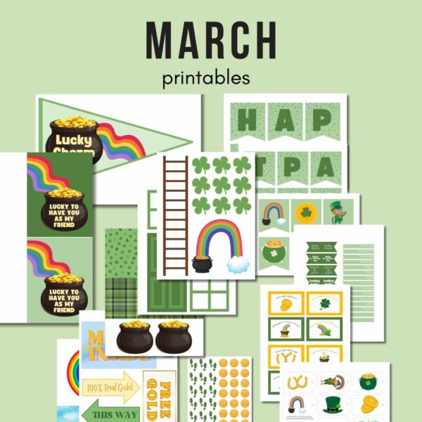 March printables bundle