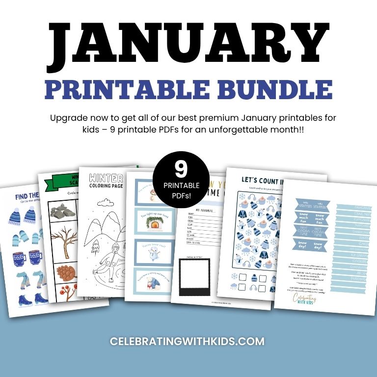january printables bundle