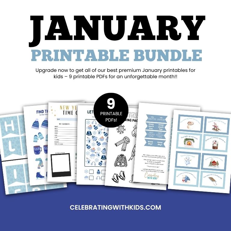 january printables bundle
