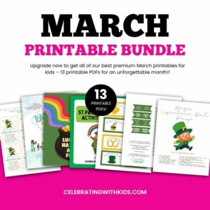 march printables bundle mock up