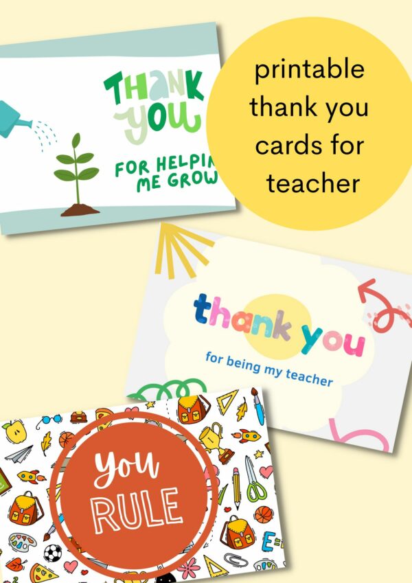 teacher thank you cards