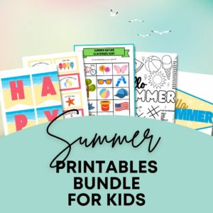 summer printables bundle for kids