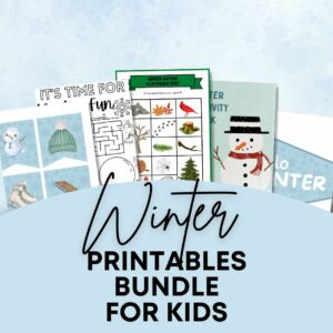 winter printables bundle