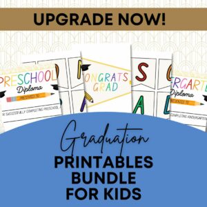 graduation printables bundle