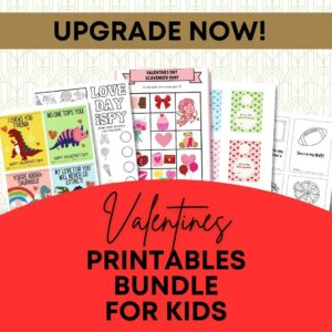 valentines day printables bundle